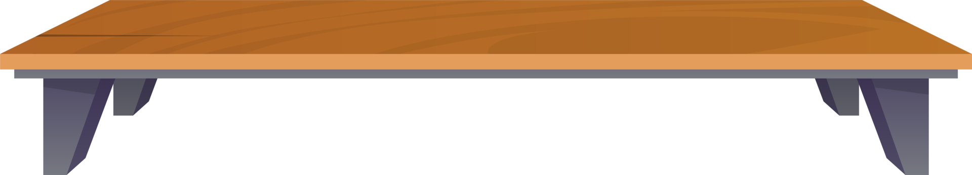 Park bench in cartoon style png