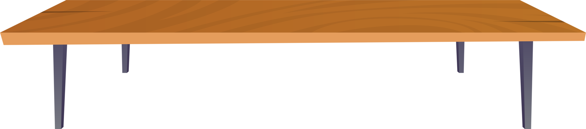 Park bench in cartoon style png