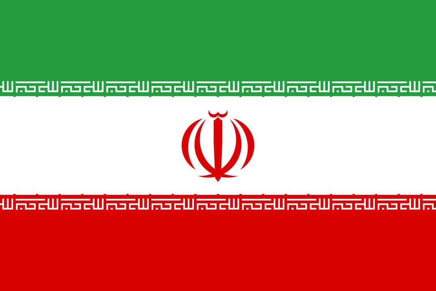 Simple map Iran vector