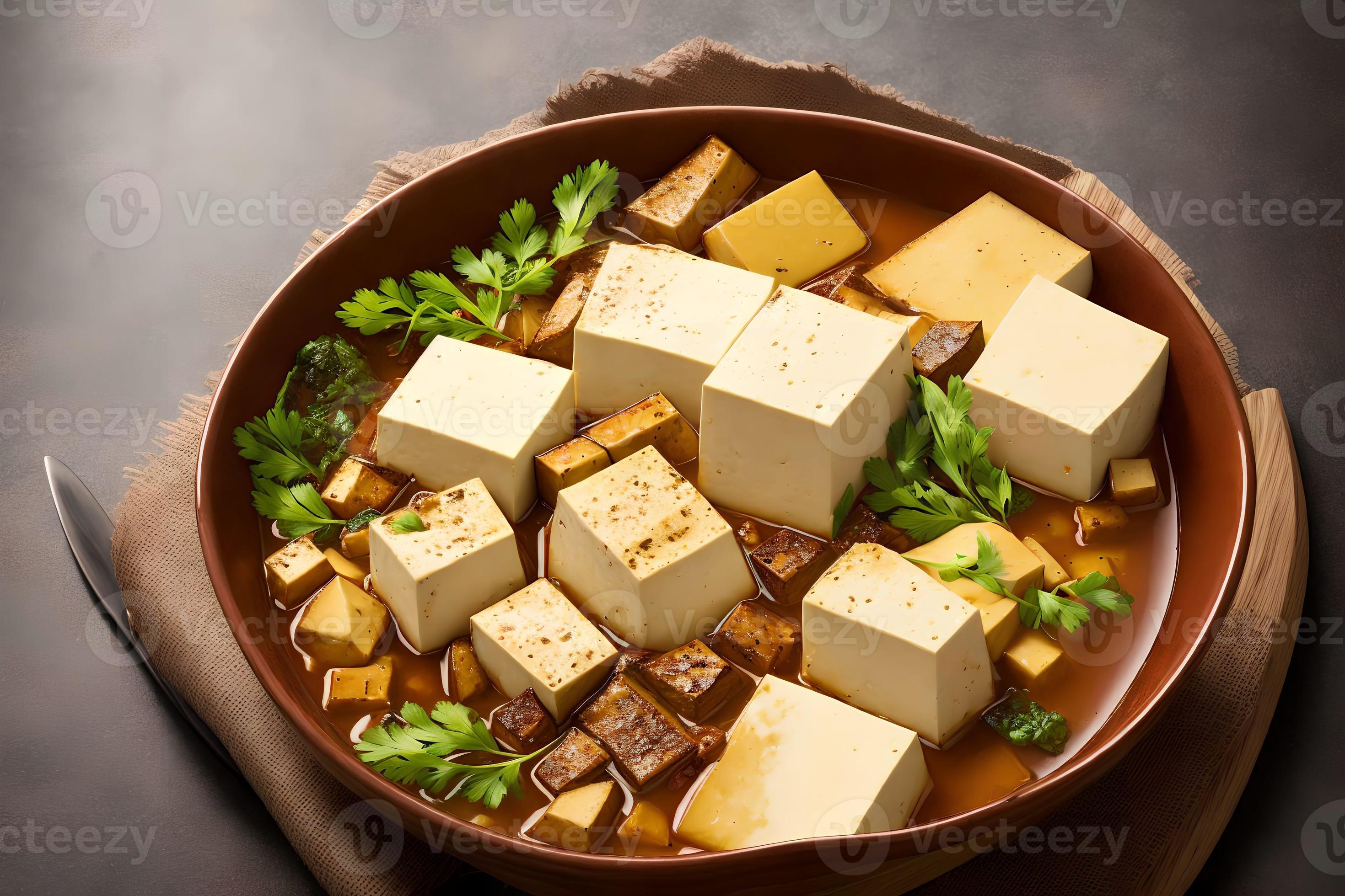 Raw Soy Tofu, generative art by A.I. 21848961 Stock Photo at Vecteezy