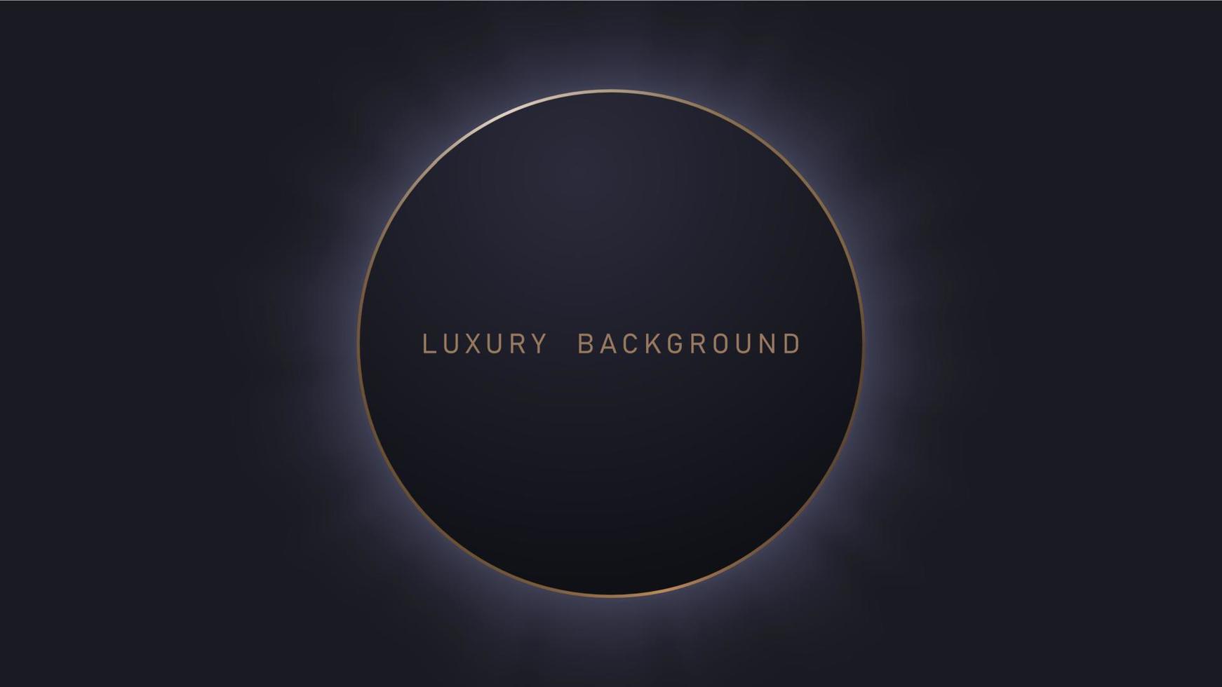 Black luxury background with light elements, template for your design vector