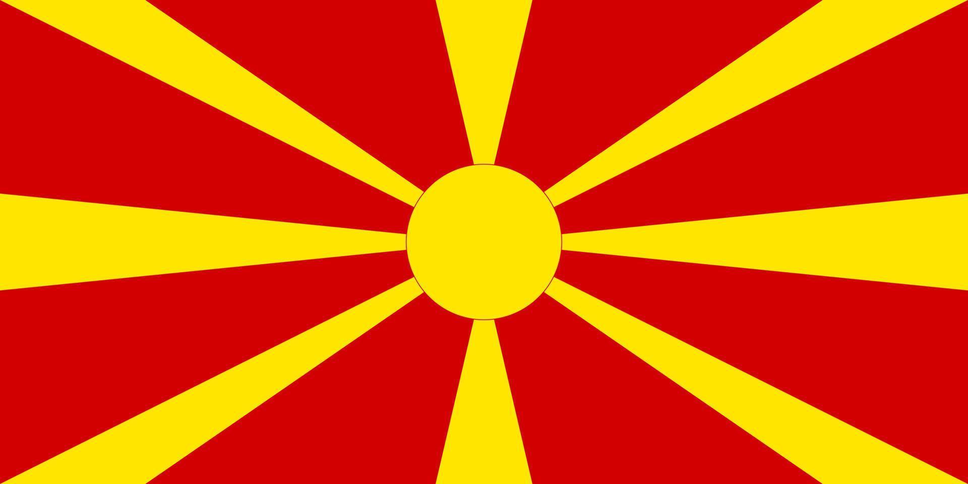 Simple flag Correct size, proportion, colors. vector
