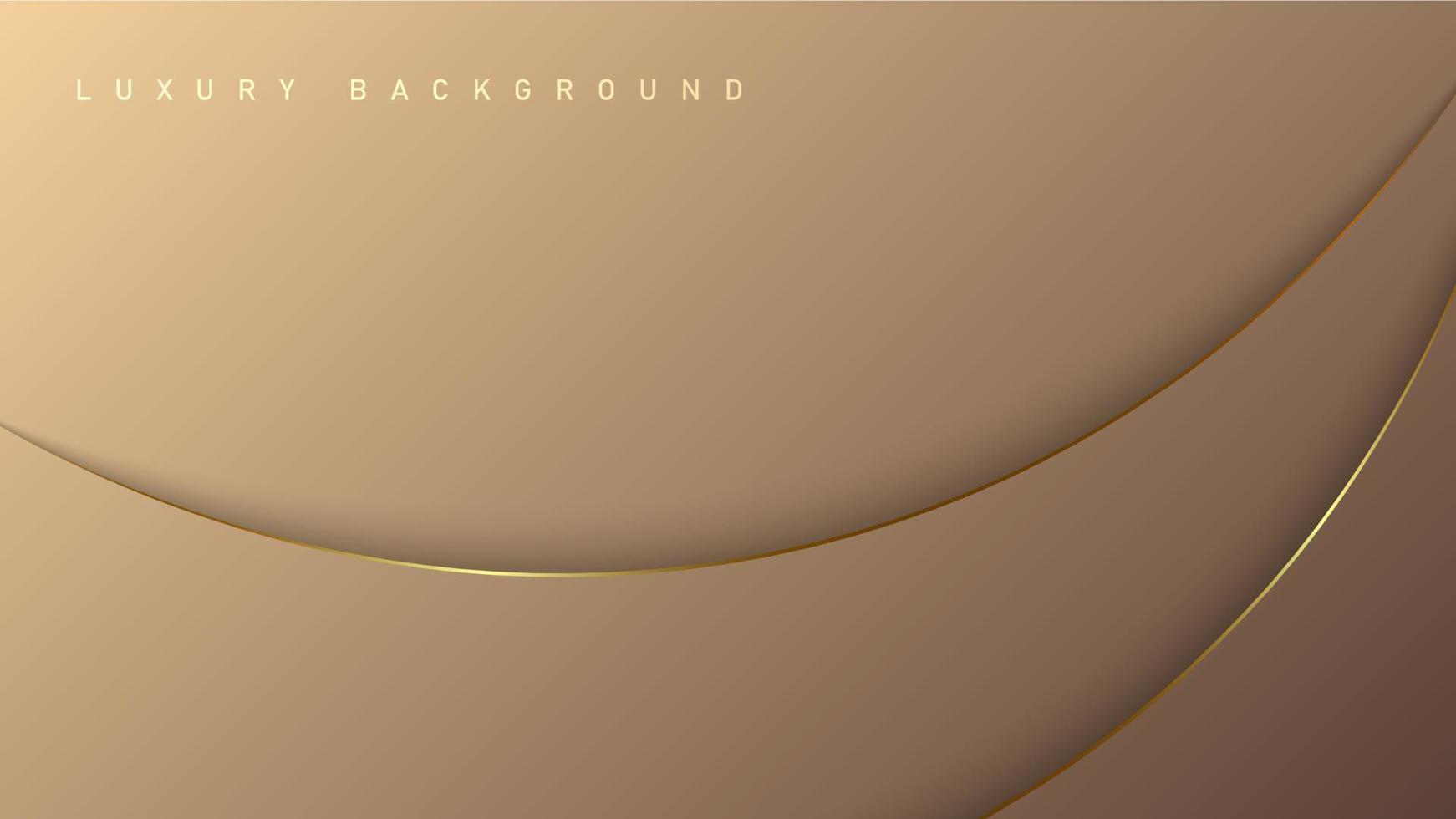 Rose luxury background with gold elements, paper concept template for your design vector