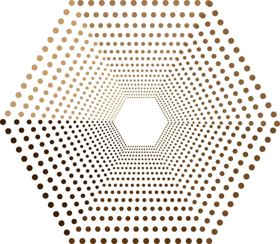 Dynamic Vector Hexagon shape that you can use as logo, symbol, background, icon, etc.