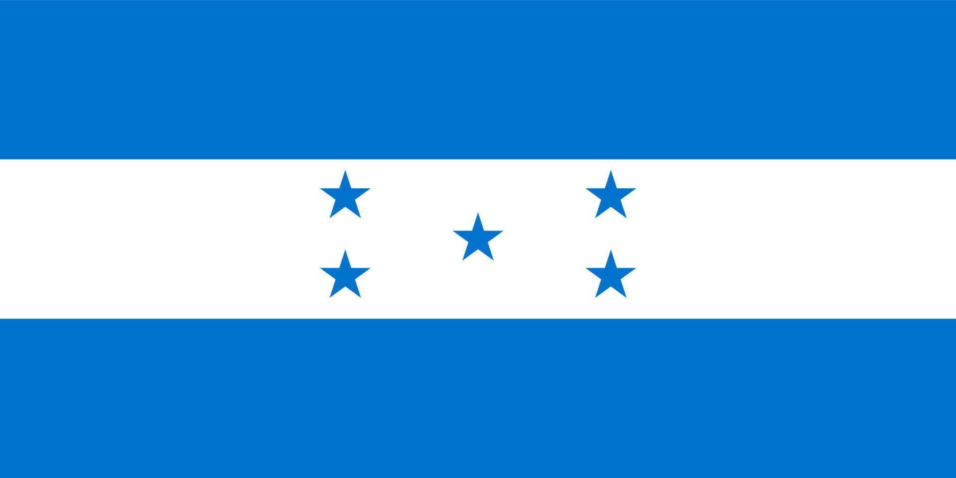 Simple map Honduras vector