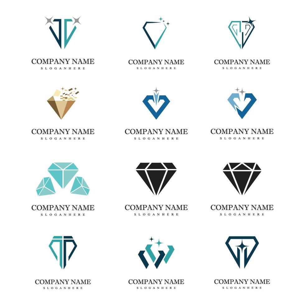 Diamond Logo Template vector symbol nature