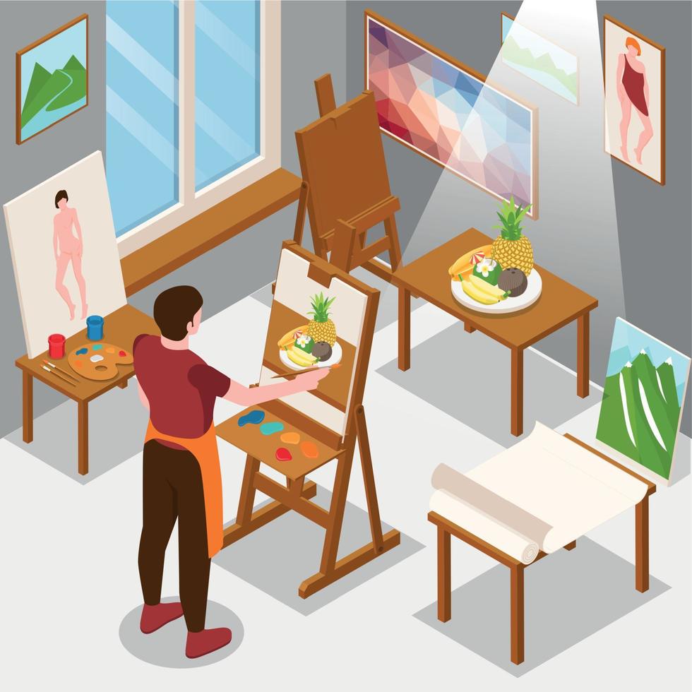 Artists Background Illustration vector