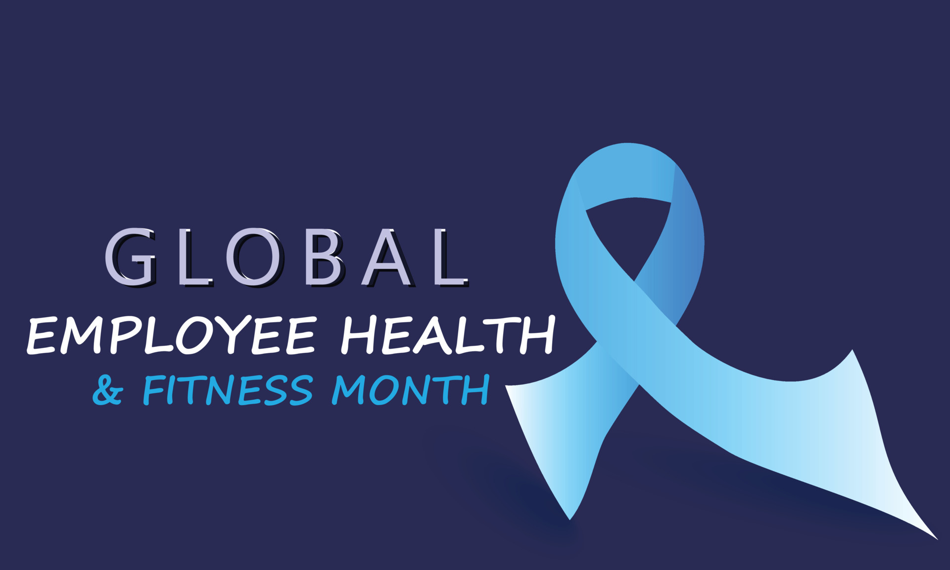 Global Employee Health And Fitness Month Template For Background global-employee-health-and-fitness-month-template-for-background