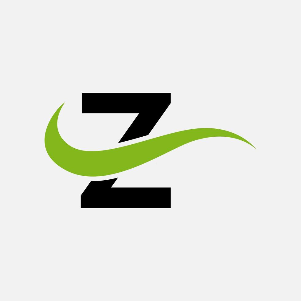 Abstract Z letter modern initial lettermarks logo design 21851008