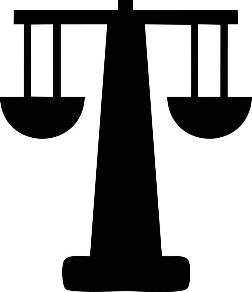 Scale balance icon symbol design, Illustration of the law balance icon vector image. EPS 10
