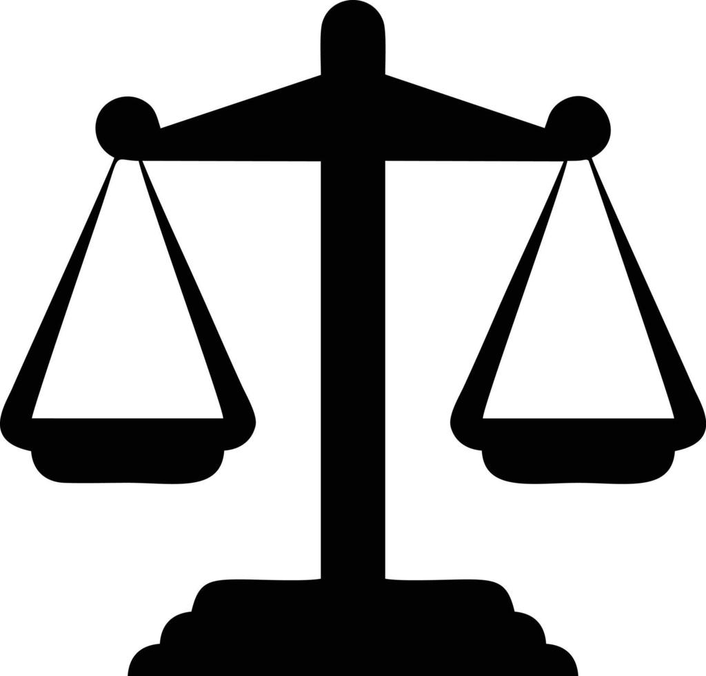 Scale balance icon symbol design, Illustration of the law balance icon vector image. EPS 10