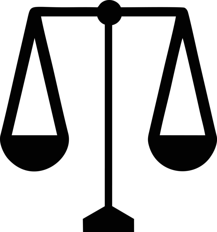Scale balance icon symbol design, Illustration of the law balance icon vector image. EPS 10