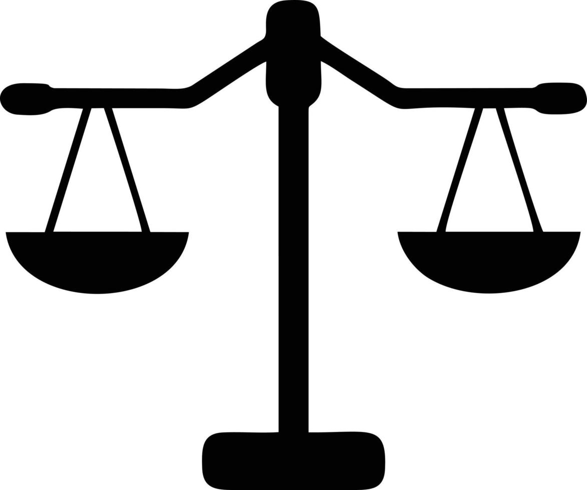 Scale balance icon symbol design, Illustration of the law balance icon vector image. EPS 10