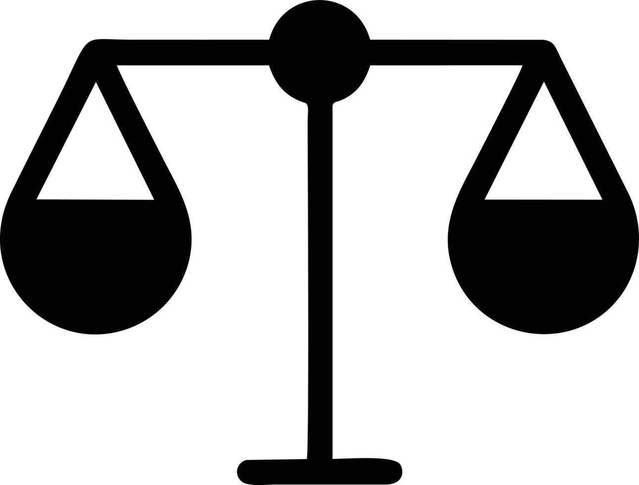 Scale balance icon symbol design, Illustration of the law balance icon vector image. EPS 10