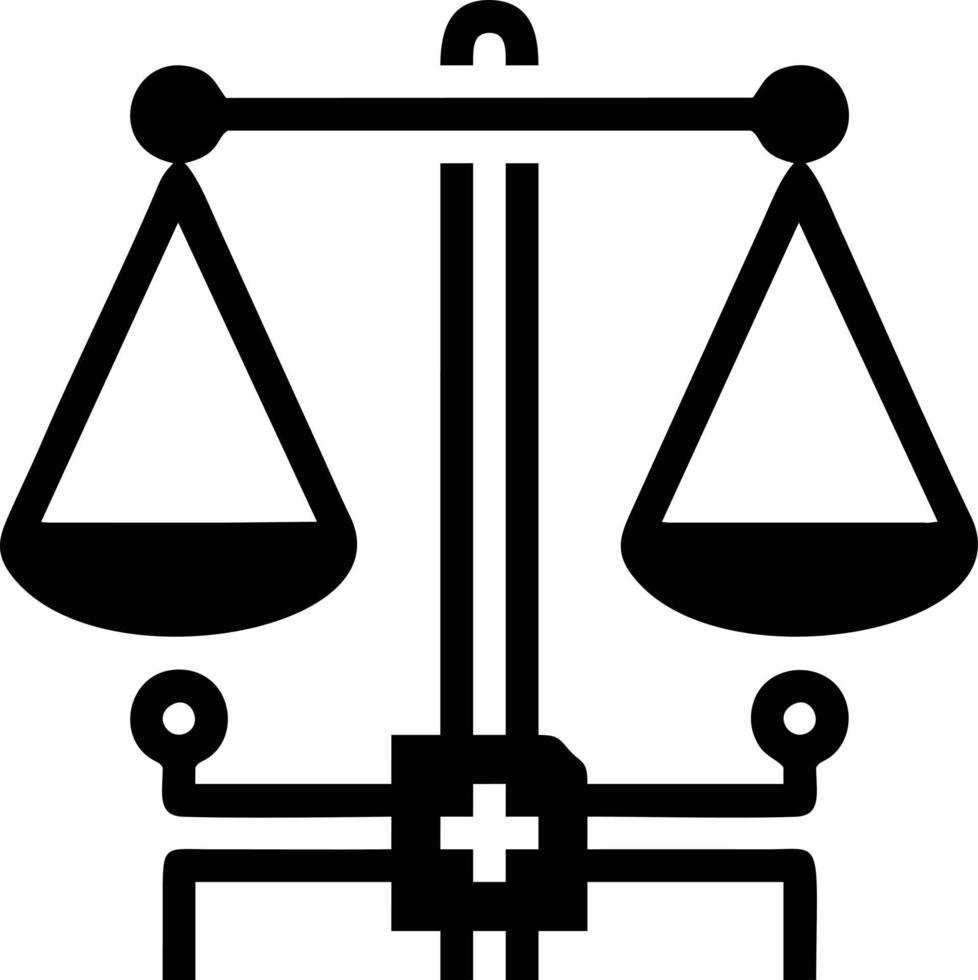 Scale balance icon symbol design, Illustration of the law balance icon vector image. EPS 10