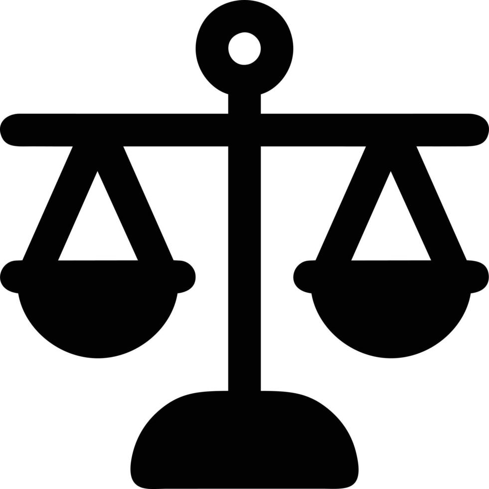 Scale balance icon symbol design, Illustration of the law balance icon vector image. EPS 10