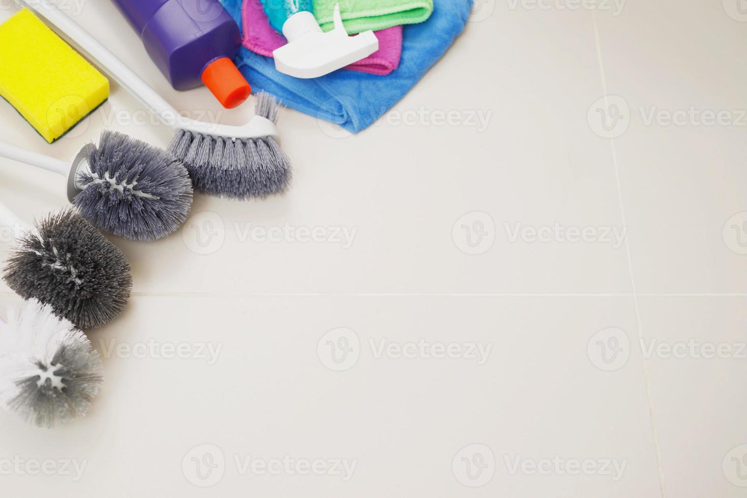 Bathroom cleaners and accessories photo