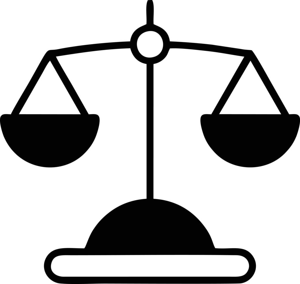 Scale balance icon symbol design, Illustration of the law balance icon vector image. EPS 10