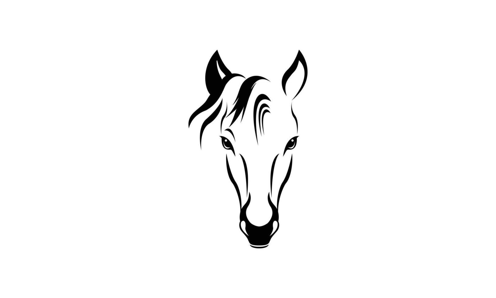 Black Horse Logo vector