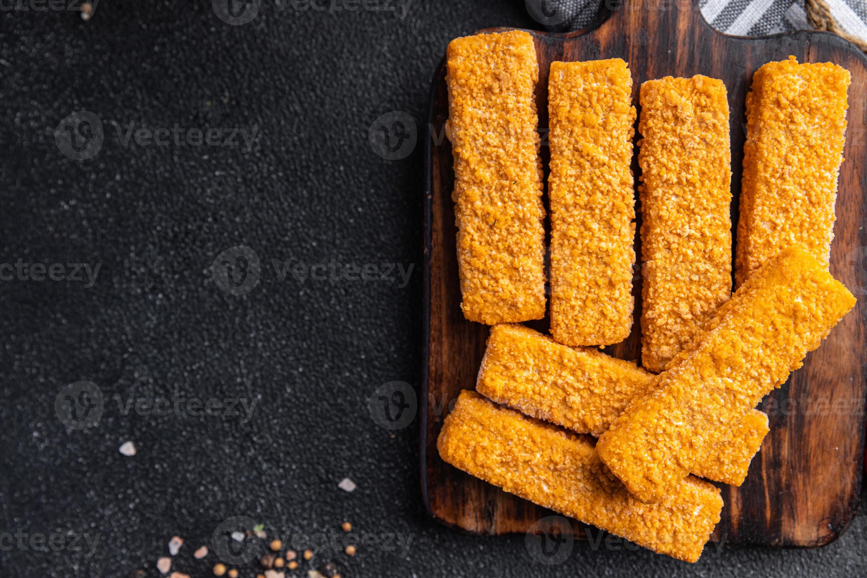 fish stick deepfried seafood breadcrumbs fast food meal food snack on