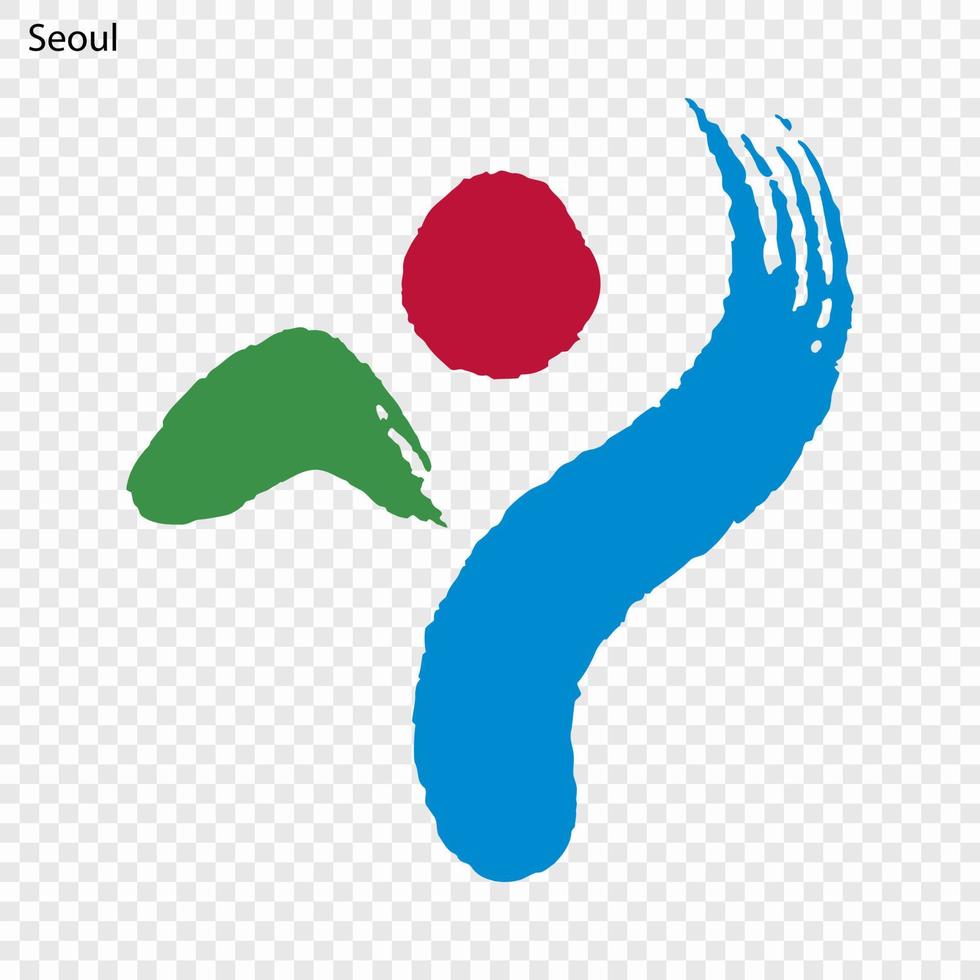 Emblem of Seoul vector