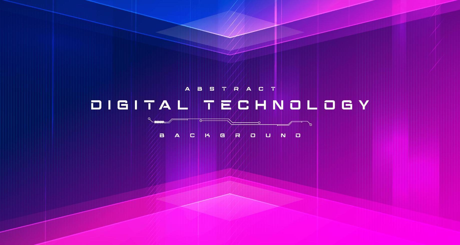 Digital technology metaverse neon blue pink background, cyber information, abstract speed connect communication, innovation future meta tech, internet network connection, Ai big data, illustration 3d vector