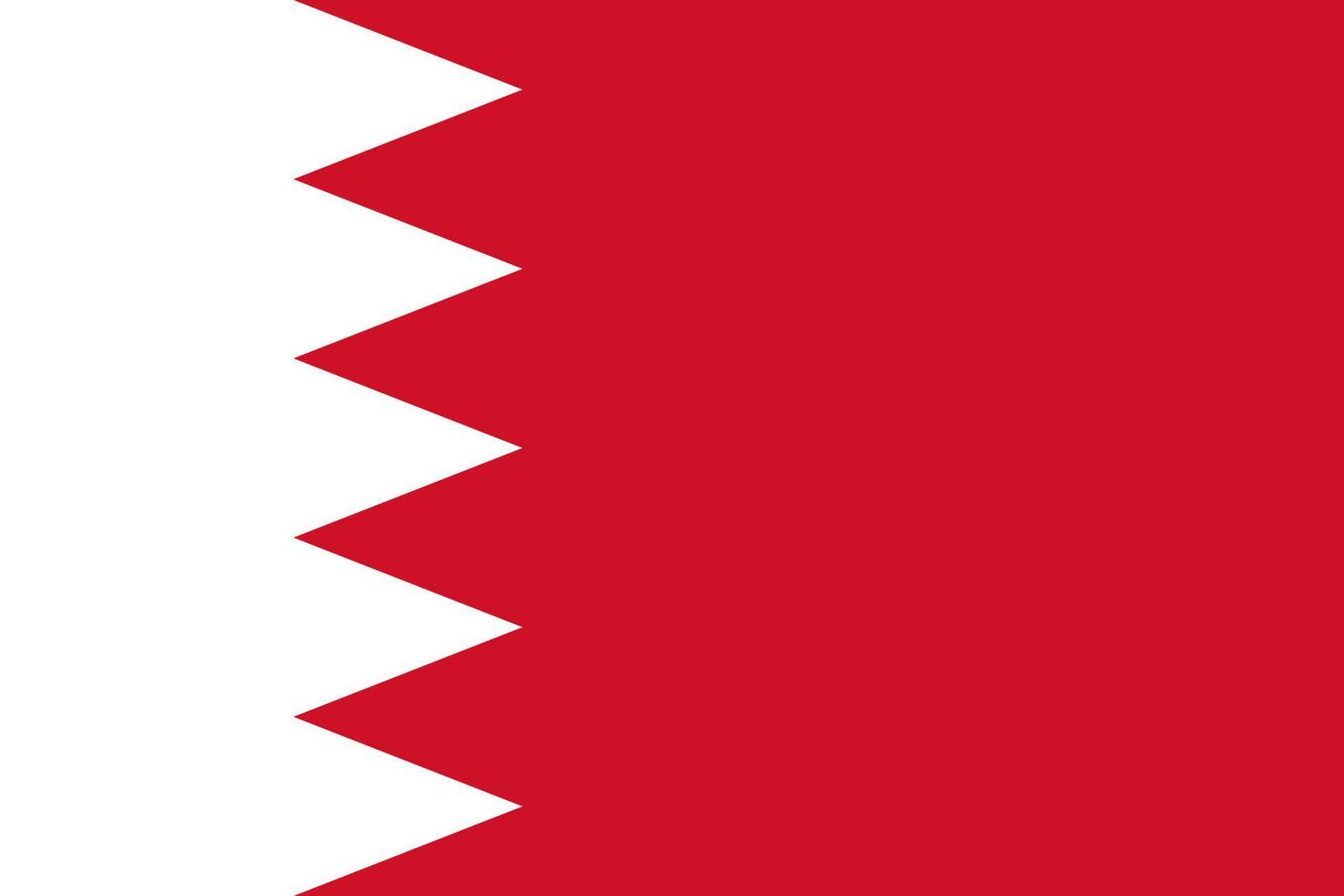 Simple map Bahrain vector