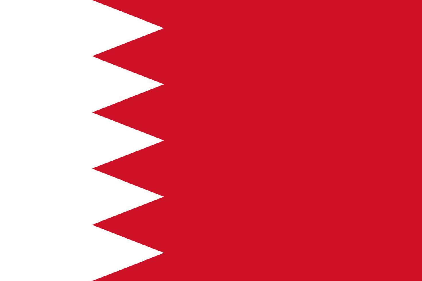 Simple map Bahrain vector