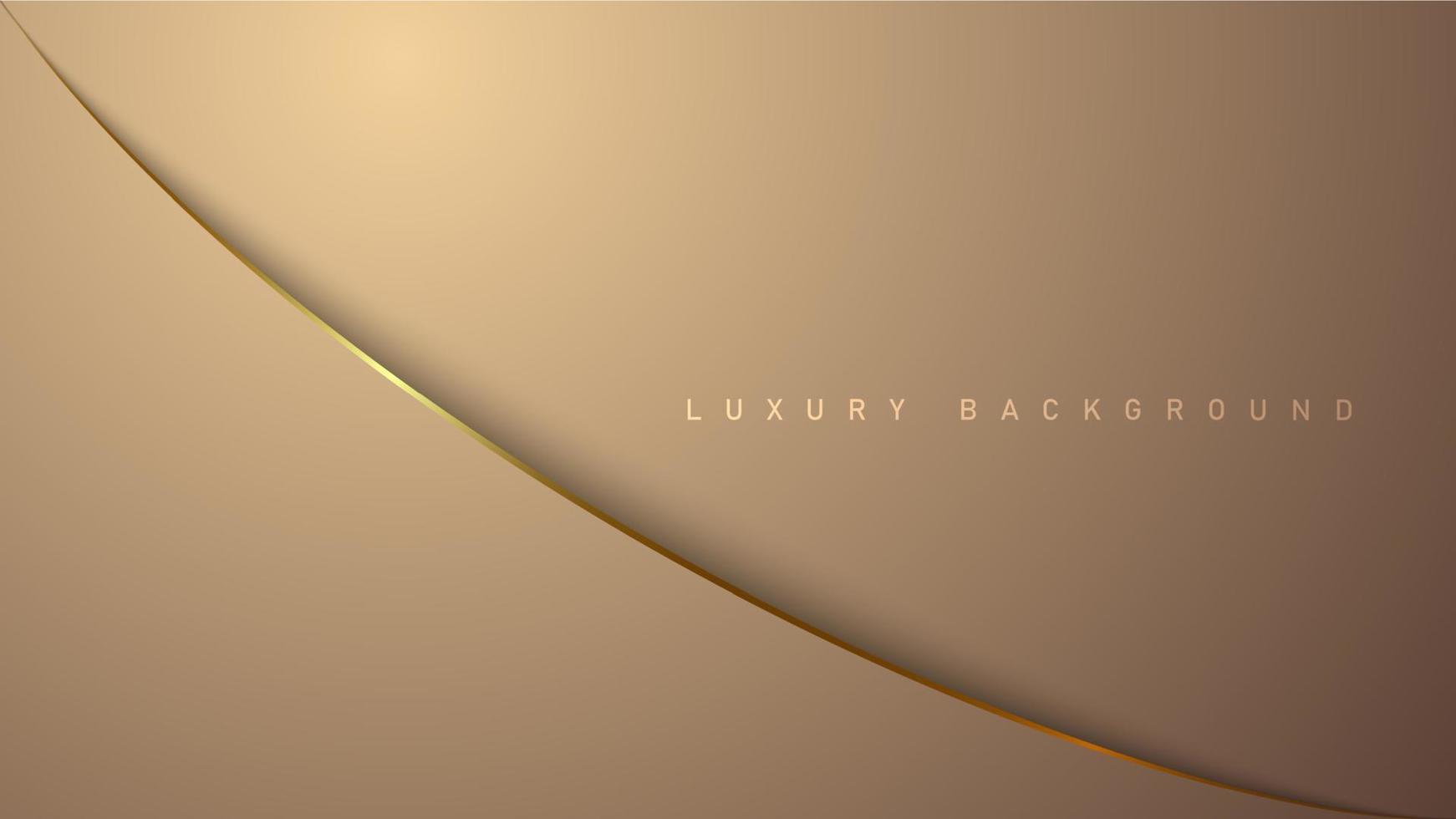 Rose luxury background with gold elements, paper concept template for your design vector