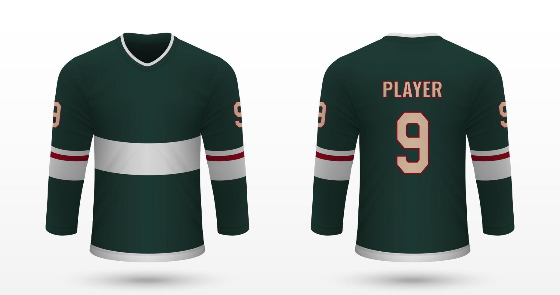Realistic sport shirt vector