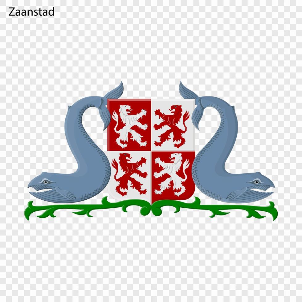Emblem of Zaanstad vector
