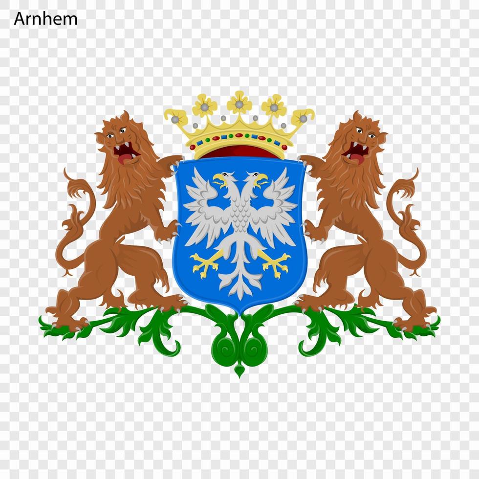 Emblem of Arnhem vector