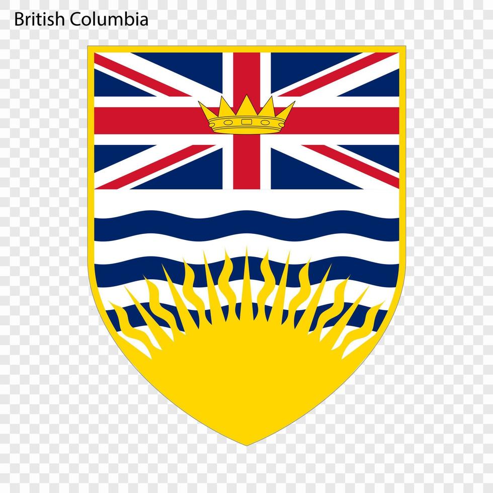 emblema de terranova y labrador, provincia de canadá vector