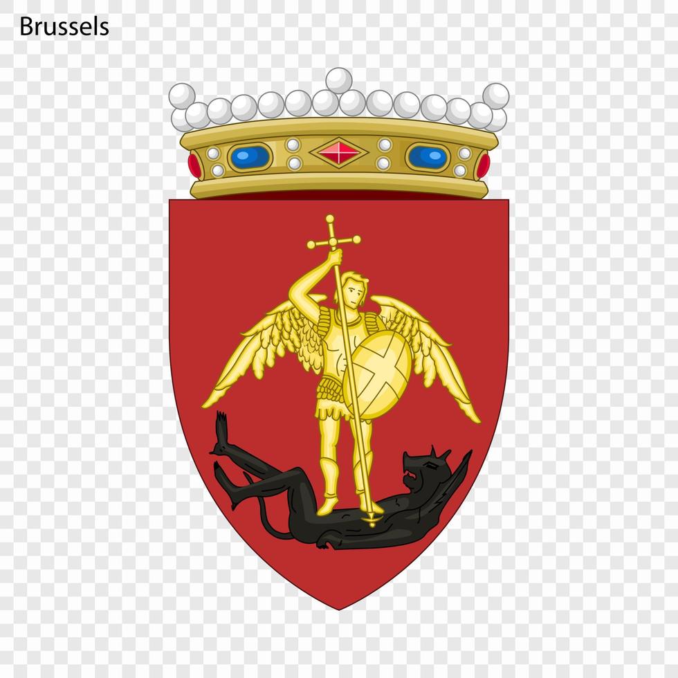 emblema de Bruselas vector