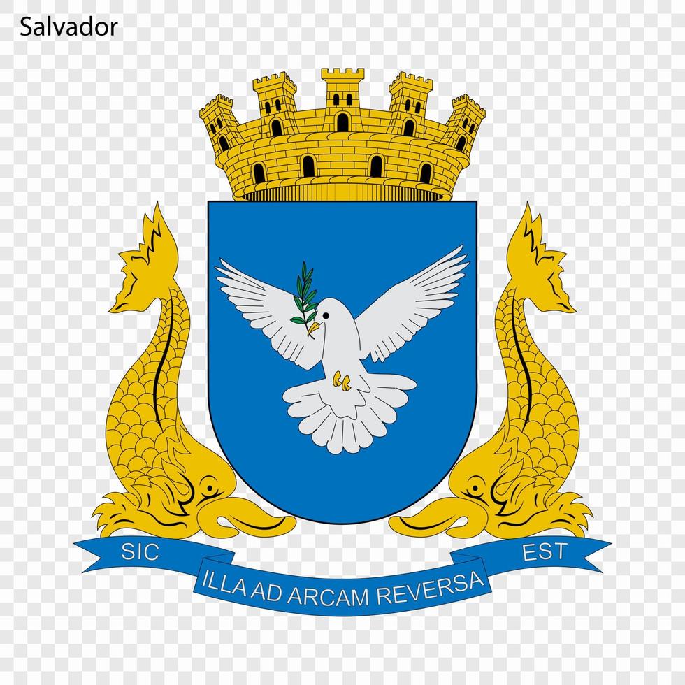 emblema de el Salvador vector