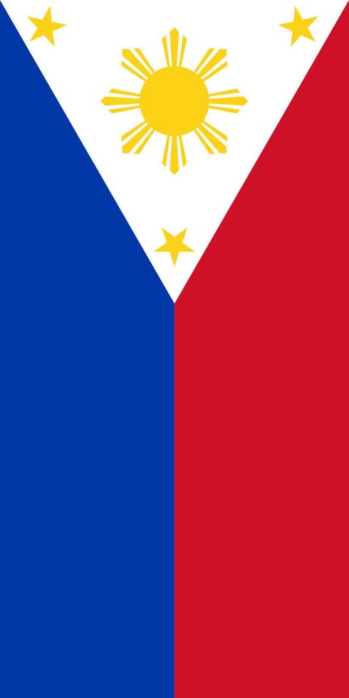 Hanging vertical flag vector