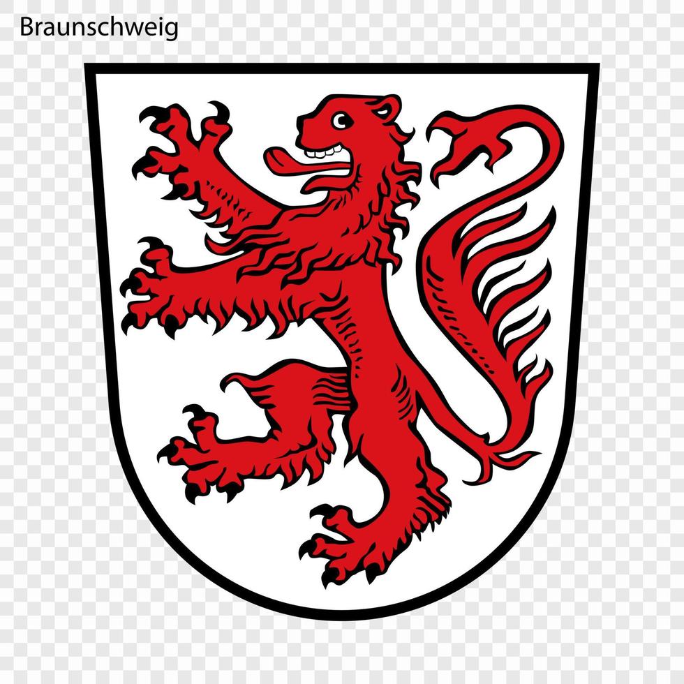 emblema de ciudad de Alemania vector