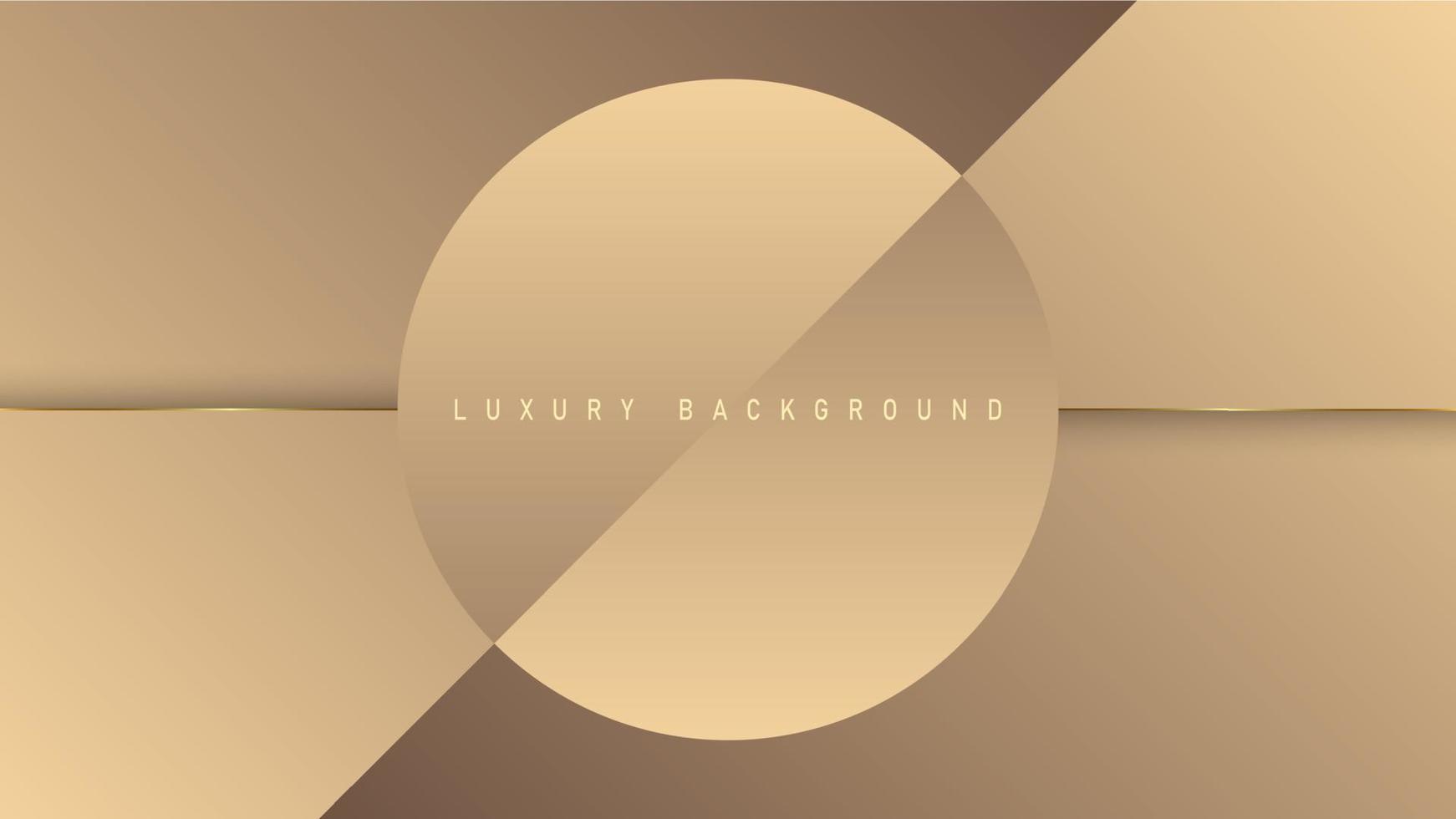 Geometric luxury background with gold elements template for your design vector