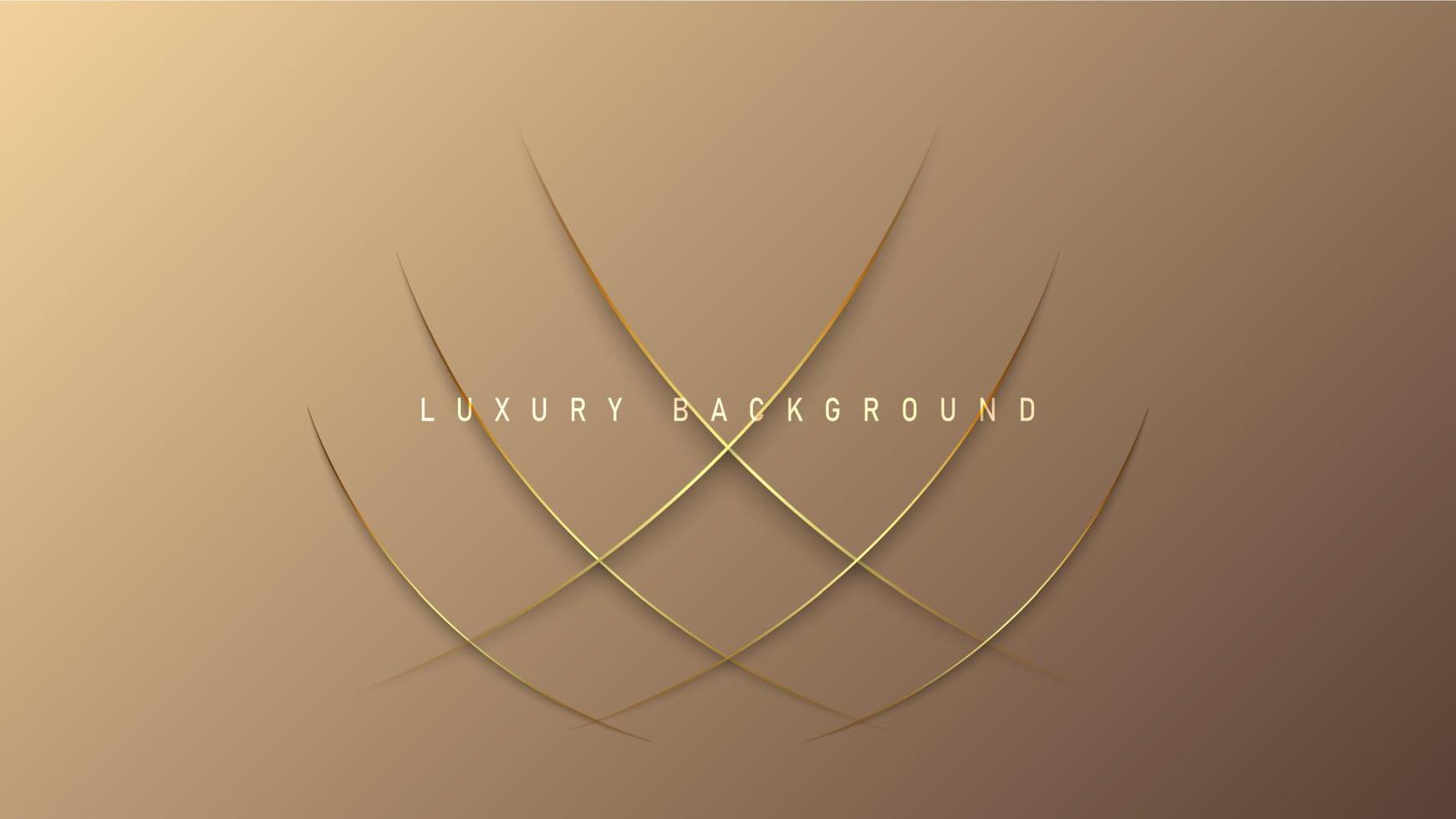 Geometric luxury background with gold elements template for your design vector