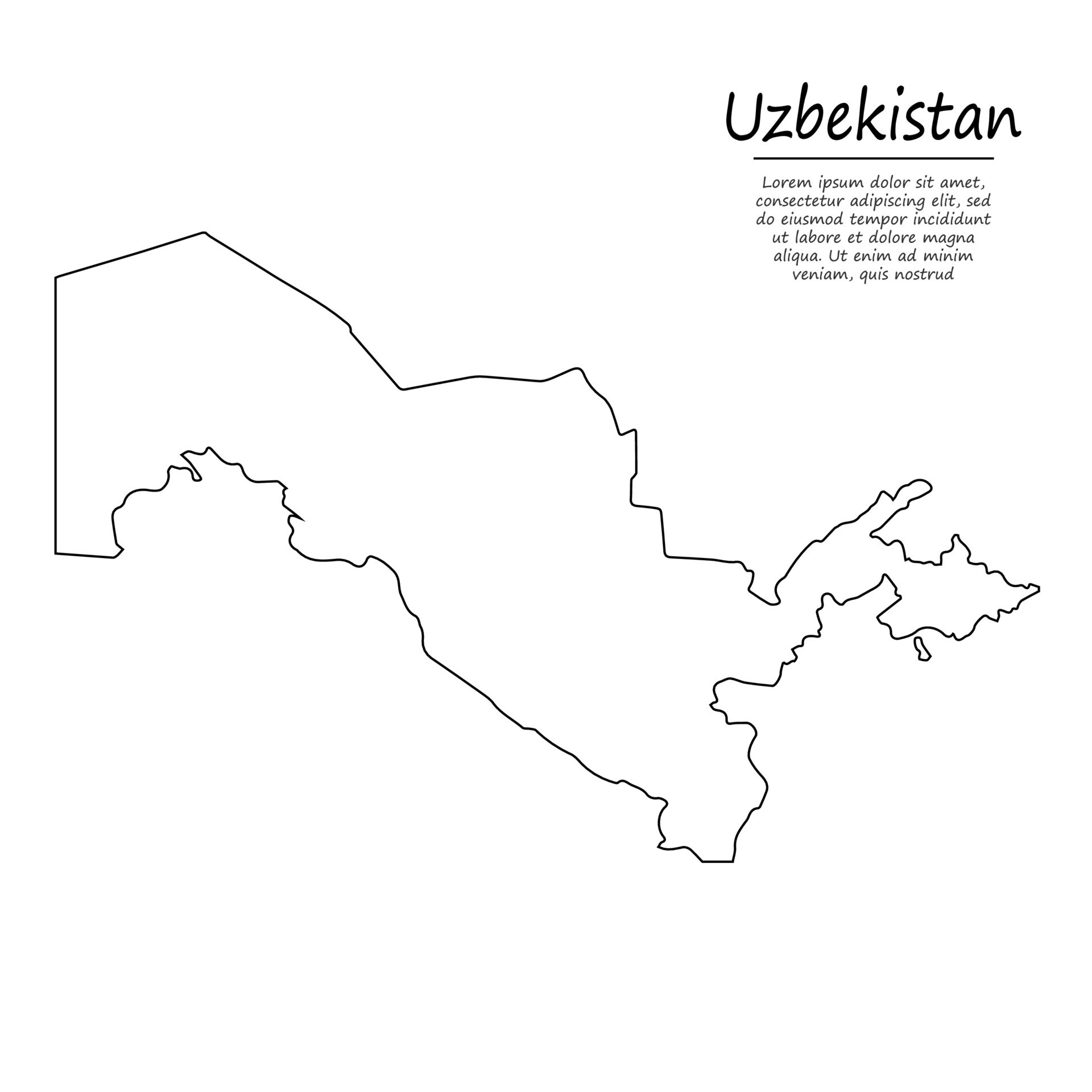 Premium Vector  Simple outline map of portugal, in sketch line style