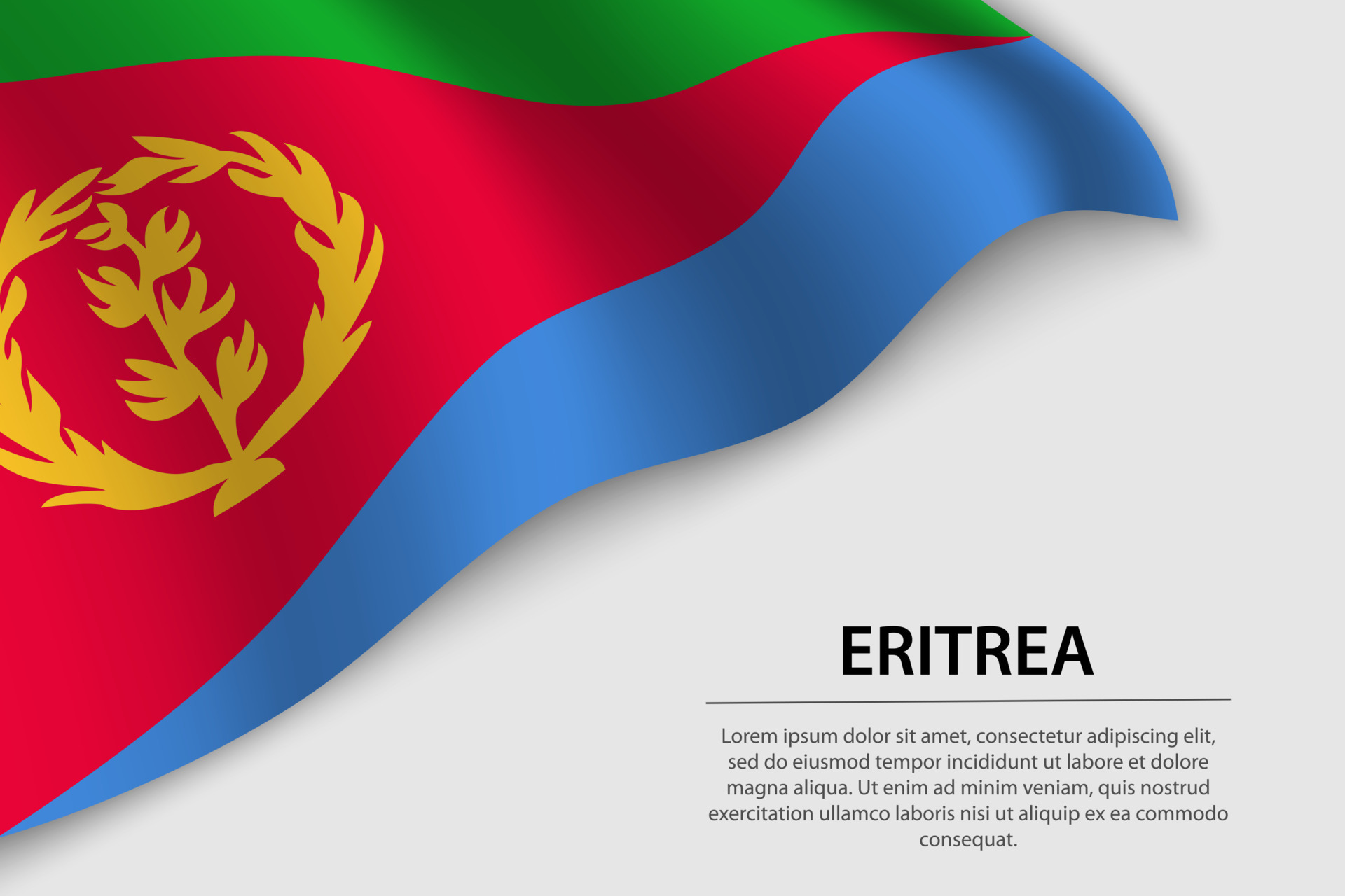 eritrean blue flag