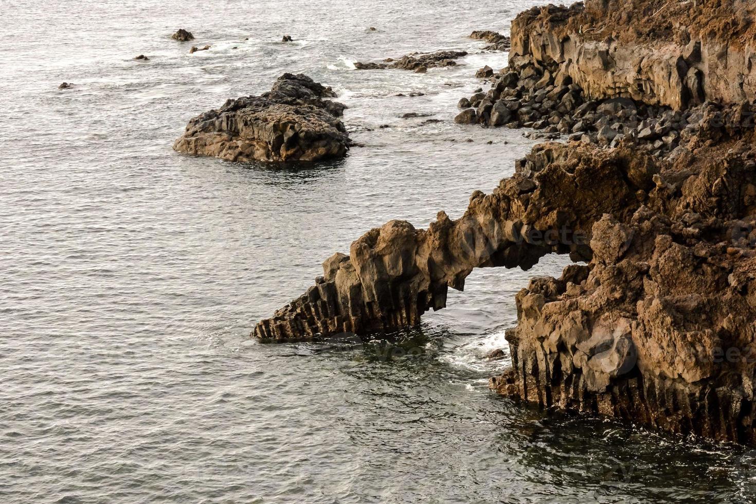 Scenic coastal view photo