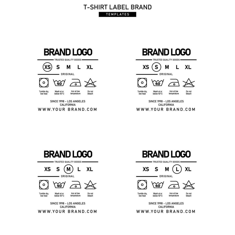 Design branded clothing tags and clothing labels by Art_zoon
