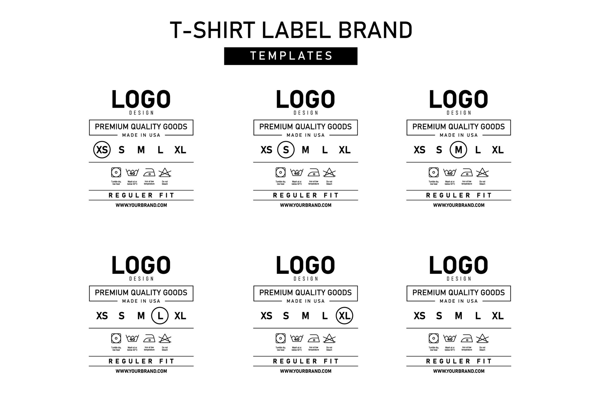 Clothing label tag template concept vector design branding 21853661 ...