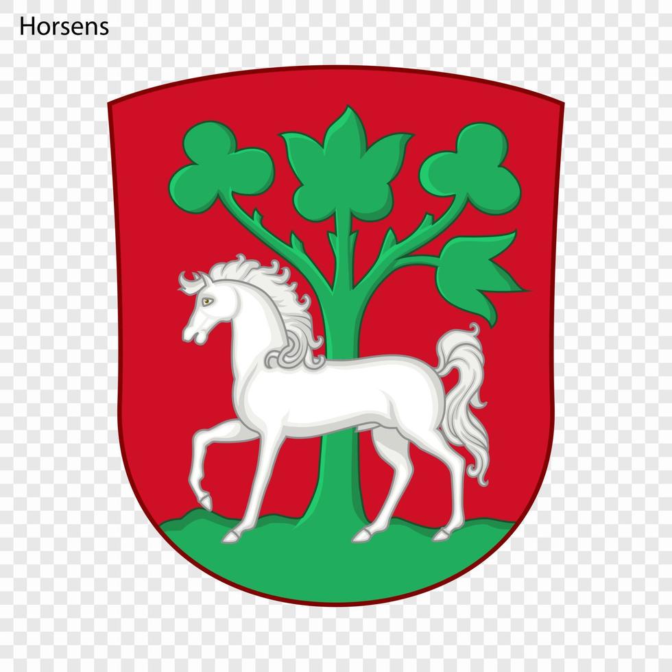 Emblem of City of Denmark vector