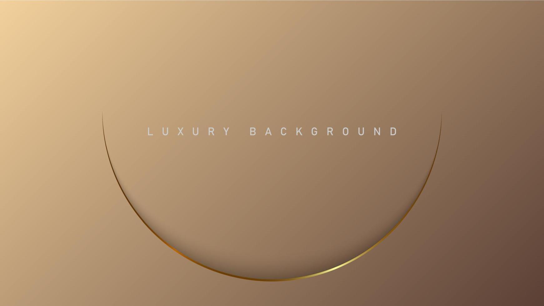 Rose luxury background with gold elements, paper concept design template for your design vector