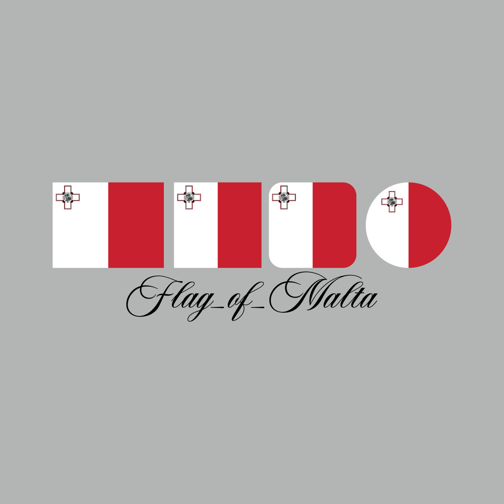 flag of malta nation design artwork 21854227 Vector Art at Vecteezy