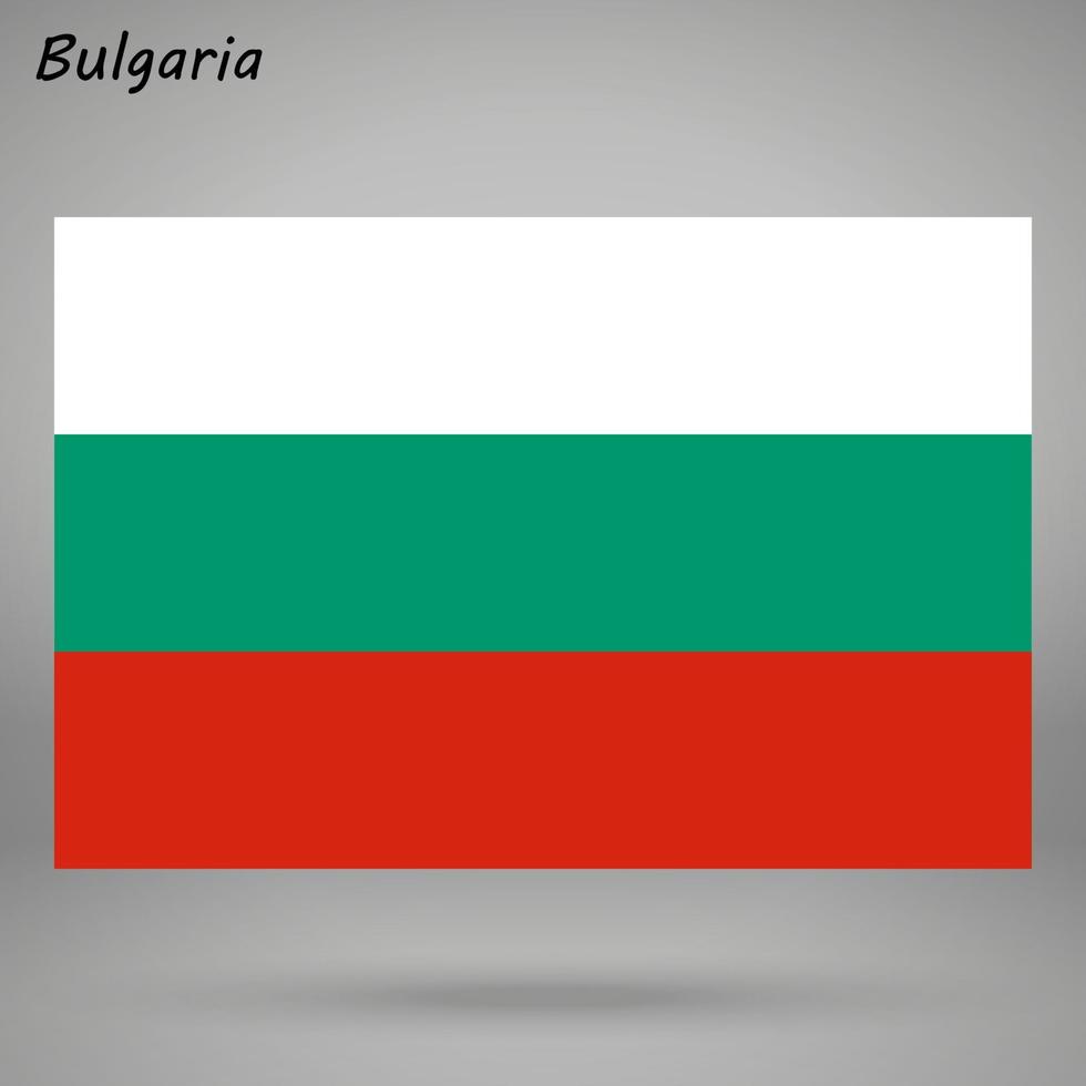 bulgaria simple flag isolated . Vector illustration