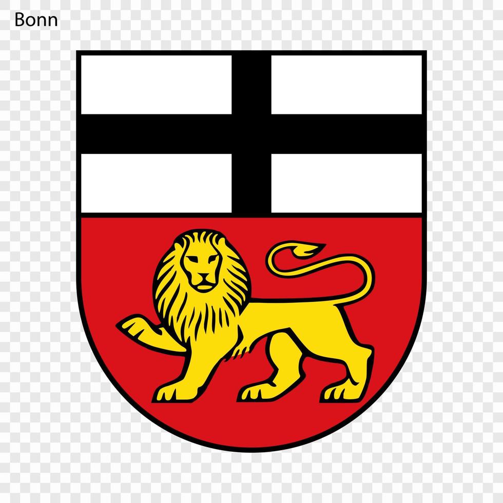 emblema de bonn vector