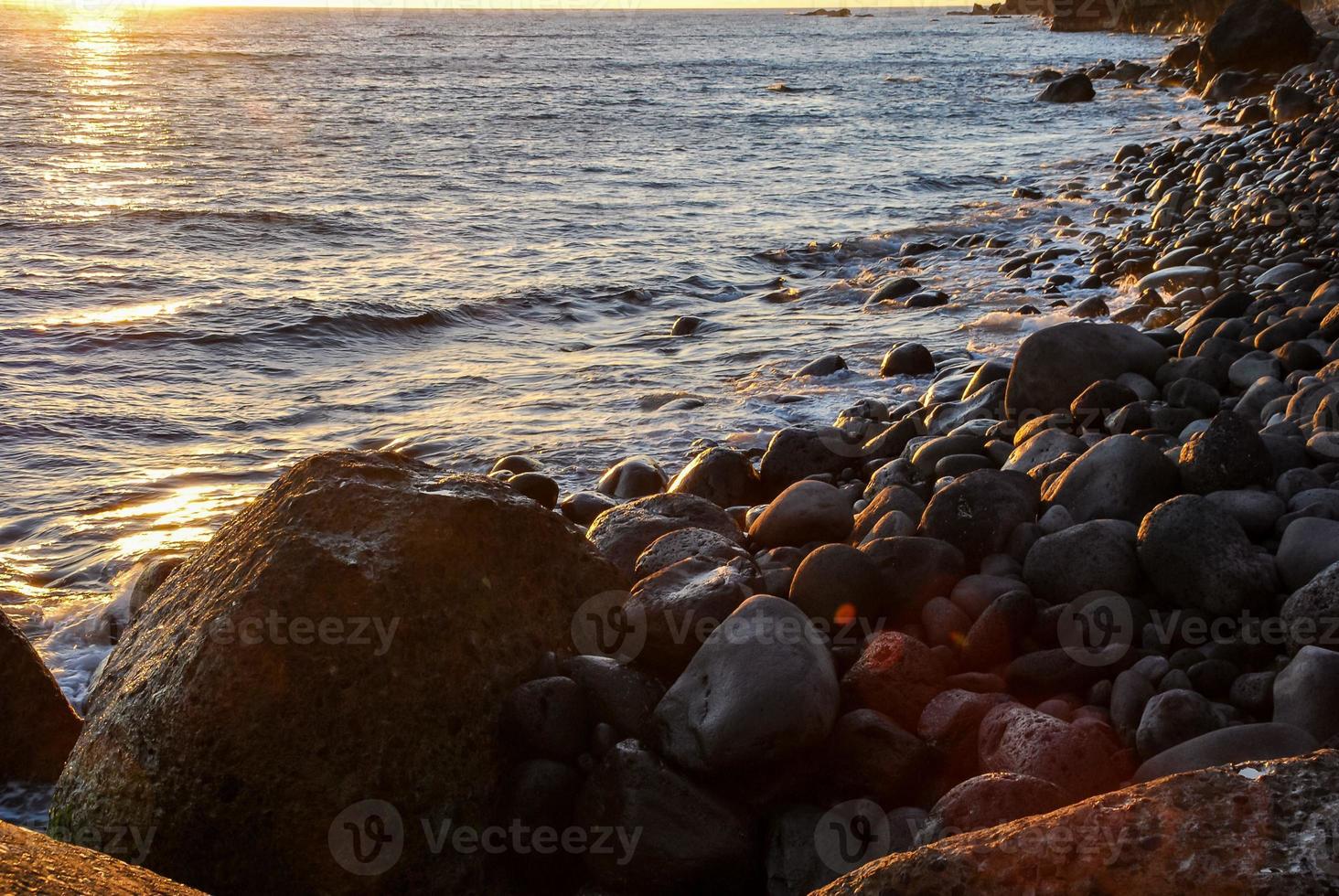 Scenic coastal view photo